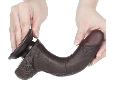 Dildo Dual Layer Piel Deslizante 7.5