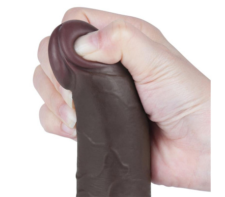 Dildo Dual Layer Piel Deslizante 7.5
