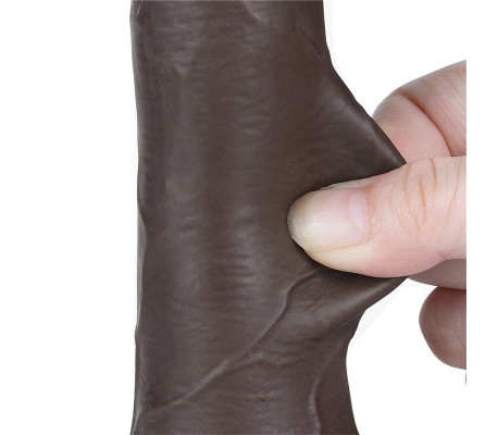 Dildo Dual Layer Piel Deslizante 7.5