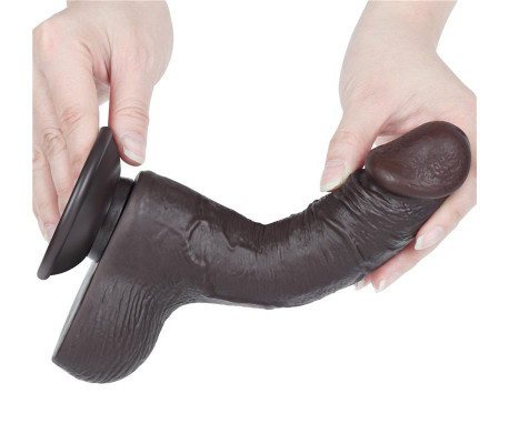 Dildo Dual Layer Piel Deslizante 7.5