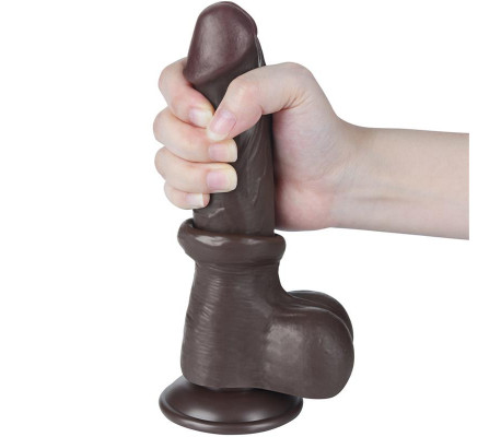 Dildo Dual Layer Piel Deslizante 8