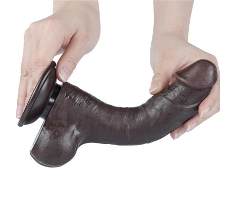 Dildo Dual Layer Piel Deslizante 8