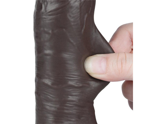 Dildo Dual Layer Piel Deslizante 8