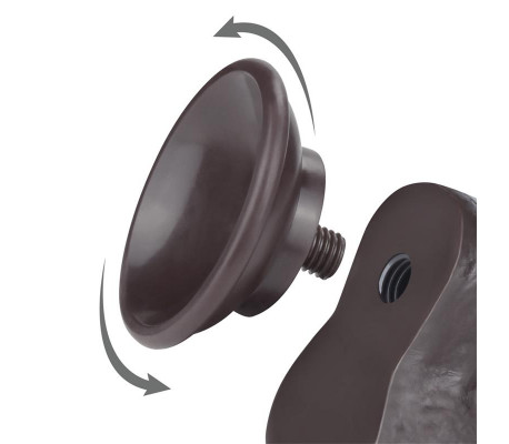 Dildo Dual Layer Piel Deslizante 8
