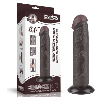Dildo Dual Layer Piel Delizante 8