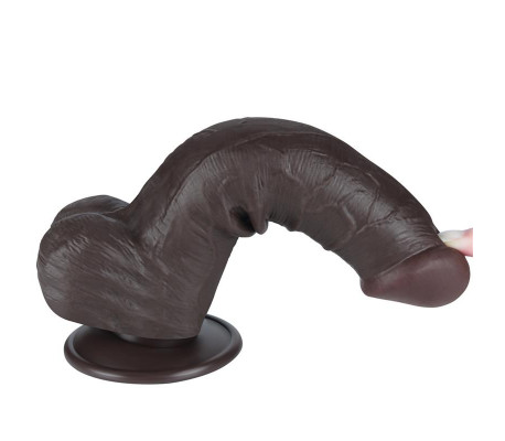 Dildo Dual Layer Piel Deslizante 8