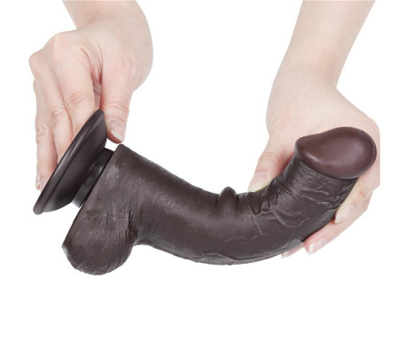 Dildo Dual Layer Piel Deslizante 8