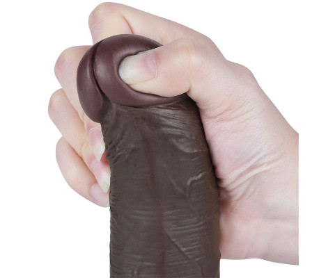 Dildo Dual Layer Piel Deslizante 8