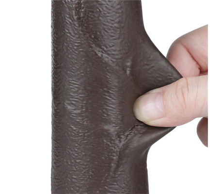 Dildo Dual Layer Piel Deslizante 8.5