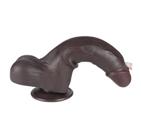 Dildo Dual Density Piel Deslizante 8.5