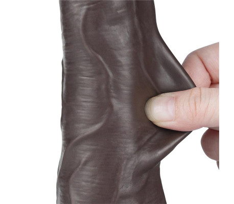 Dildo Dual Density Piel Deslizante 8.5