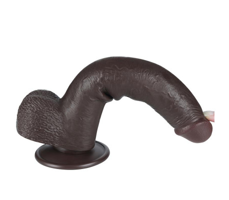 Dildo Dual Density Piel Deslizante 9