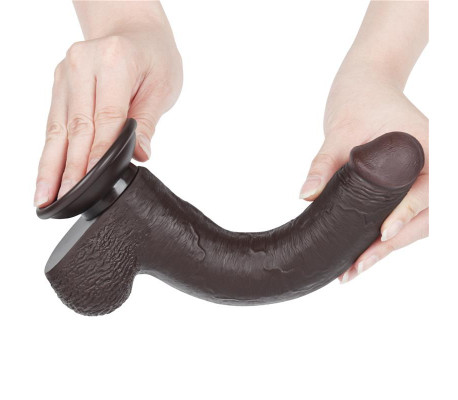 Dildo Dual Density Piel Deslizante 9
