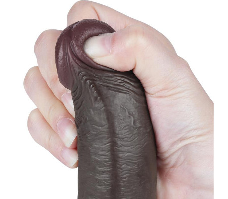 Dildo Dual Density Piel Deslizante 9