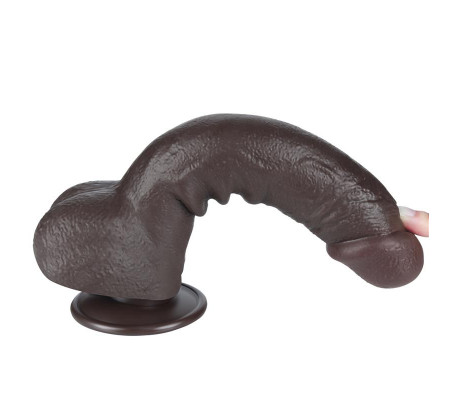 Dildo Dual Layer Piel Deslizante 9.5