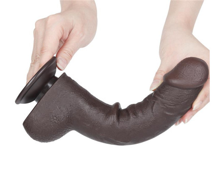 Dildo Dual Layer Piel Deslizante 9.5