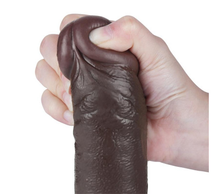 Dildo Dual Layer Piel Deslizante 9.5