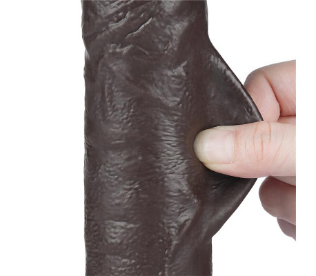 Dildo Dual Layer Piel Deslizante 9.5