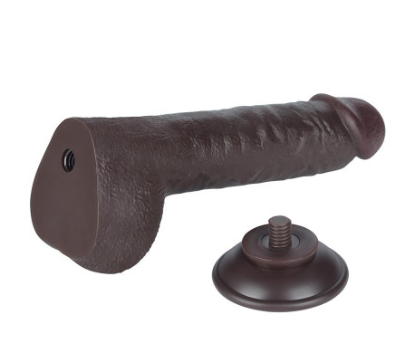 Dildo Dual Layer Piel Deslizante 9.5