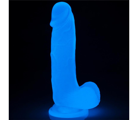 Dildo Lumino 7.5 Luz Azul