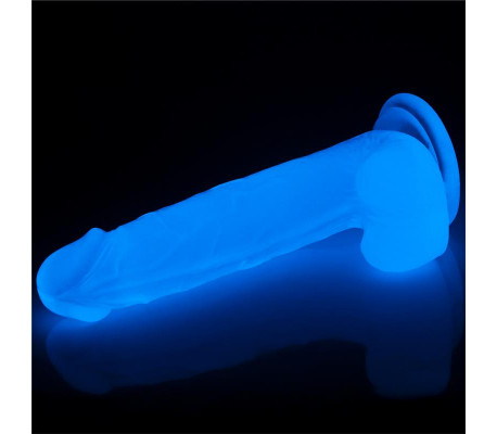 Dildo Lumino 7.5 Luz Azul