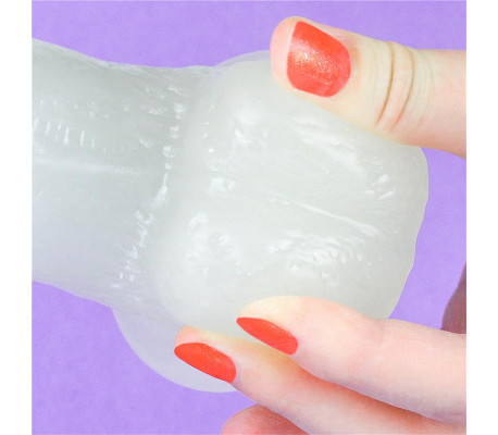 Dildo Lumino 7.5 Luz Azul