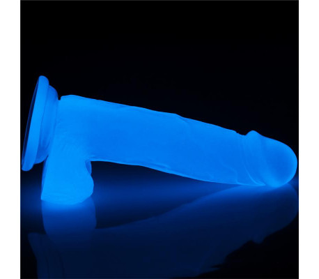 Dildo Lumino 7.5 Luz Azul