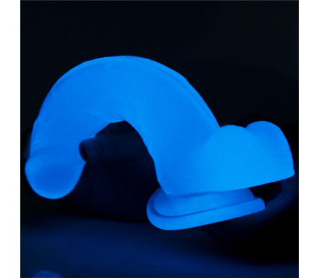 Dildo Lumino 7.5 Luz Azul