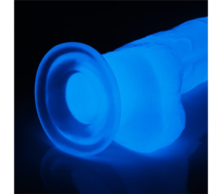 Dildo Lumino 7.5 Luz Azul