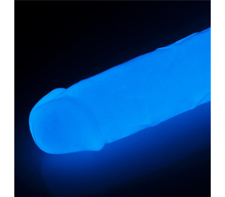 Dildo Lumino 8 Luz Azul