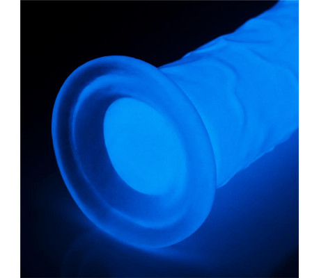 Dildo Lumino 8 Luz Azul