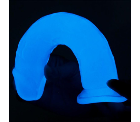 Dildo Lumino 8 Luz Azul