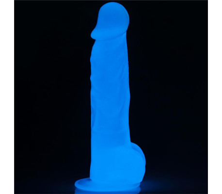 Dildo 8.5 Lumino Luz Azul