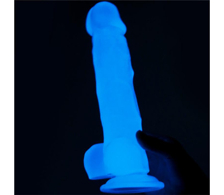 Dildo 8.5 Lumino Luz Azul