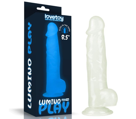 Dildo 8.5 Lumino Luz Azul