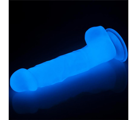 Dildo 8.5 Lumino Luz Azul