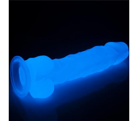 Dildo 8.5 Lumino Luz Azul
