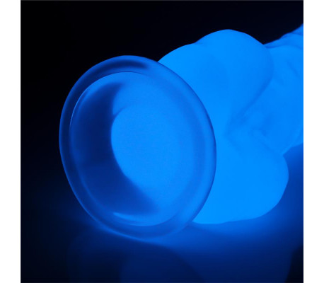 Dildo 8.5 Lumino Luz Azul