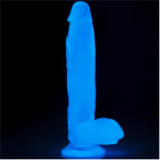 Dildo Lumino 10 Luz Azul