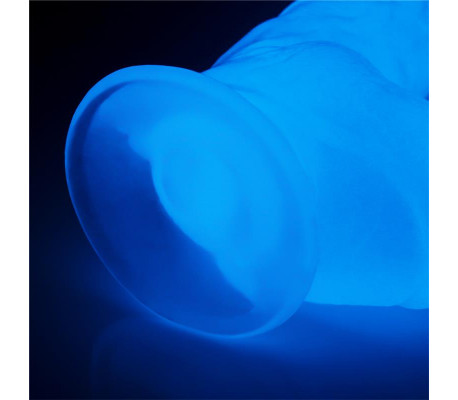 Dildo Lumino 10 Luz Azul