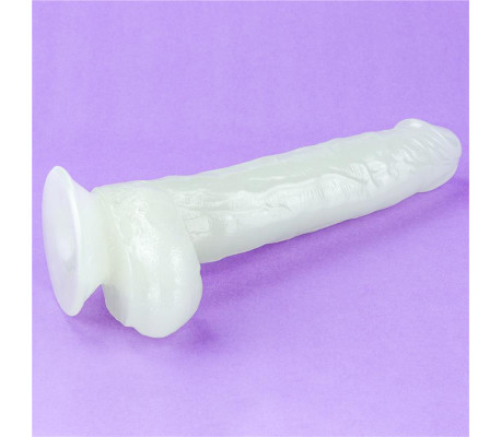 Dildo Lumino 10 Luz Azul