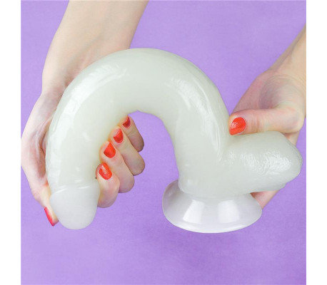 Dildo Lumino 10 Luz Azul
