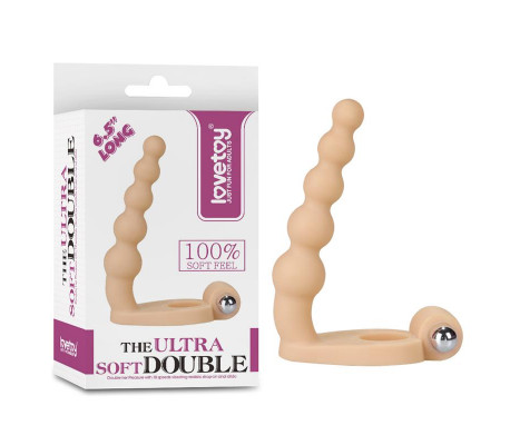 Estimulador Anal The Ultra Soft Bead 6.5 con Vibración Natural