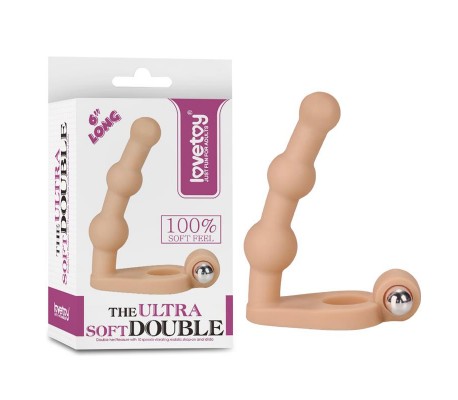 Estimulador Anal The Ultra Soft Bead 6 con Vibración Natural