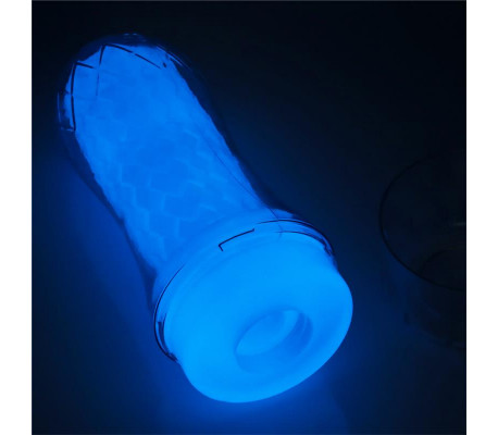 Masturbador Masculino Lumino Luz Azul