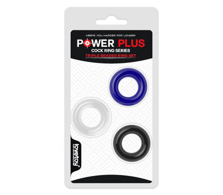 Pack de 3 Anillos para el Pene Power Plus