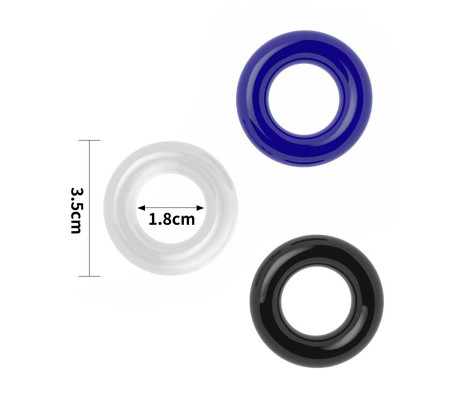 Pack de 3 Anillos para el Pene Power Plus