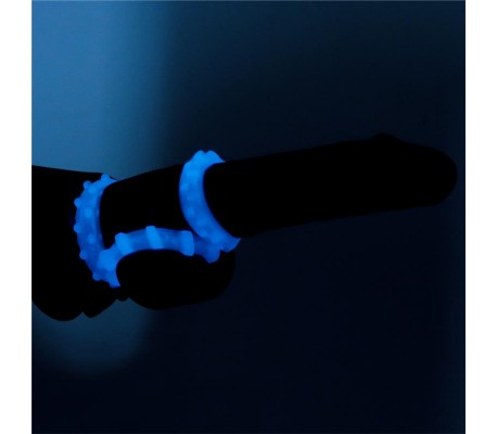 Lumino Play Set 3 Anillos para el Pene Luz Azul