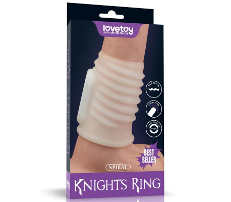 Funda para el Pene con Vibración Spiral Knights