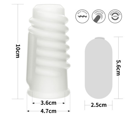 Funda para el Pene con Vibración Spiral Knights